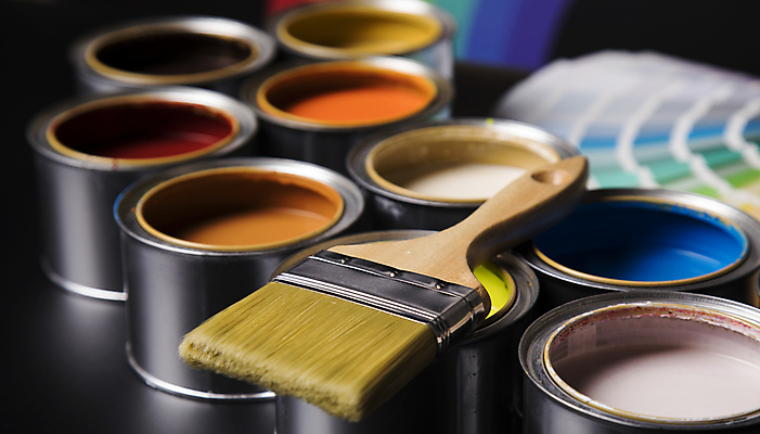 포토 JPG 해외이미지 검은배경 사람없음 아웃포커스 페인트 페인트통 페인트붓 해외포토 컬러칩 백그라운드 촬영기법 통 검은색 붓 파일형식 이미지허브