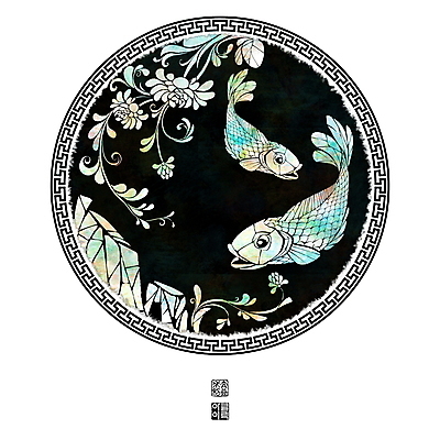 PSD 한국전통 꽃 잎 두마리 일러스트 캘리그라피 사람없음 수영 바위 원형 동양화 전통공예 낙관 잉어 나전칠기 잎줄기 자개 한국전통공예 십장생도 국내일러스트 도형 식물 전통 줄기 2 한국 어류 미술 돌_바위 수상스포츠 공예 공예품 민화 파일형식