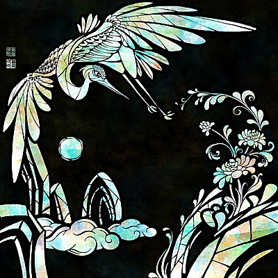 PSD 구름 한마리 한국전통 꽃 잎 일러스트 캘리그라피 산 풍경 사람없음 태양 학 바위 비행 동양화 전통공예 낙관 나전칠기 잎줄기 자개 한국전통공예 십장생도 국내일러스트 자연요소 식물 1 전통 줄기 조류 한국 미술 돌_바위 공예 공예품 민화 파일형식