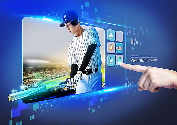 PSD 편집이미지 손 남자 버튼 한명 들기 상반신 20대 성인 신체부위 파란색 스크린 야구 터치 한국인 야구방망이 야구선수 잡기 메뉴 야구복 야구장 콘텐츠 성인남자한명만 OTT 이미지편집 1 컬러 스포츠시설 모션 운동선수 사람 동양인 청년 운동복 구기 야구용품 서비스 남자한명만 성인남자만 파일형식