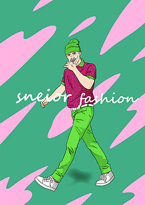 전신 패션 할아버지 노년 남자 분홍색 포즈 일러스트 한명 손짓 타이포그라피 글자캘리그라피 캐주얼 초록색 걷기 콧수염 비니 노인남자한명만 힙스터 국내일러스트 AI파일 문자 모자_잡화 1 옷 컬러 캘리그라피 모션 수염 사람 성인 남자한명만 노인남자만 파일형식 벡터