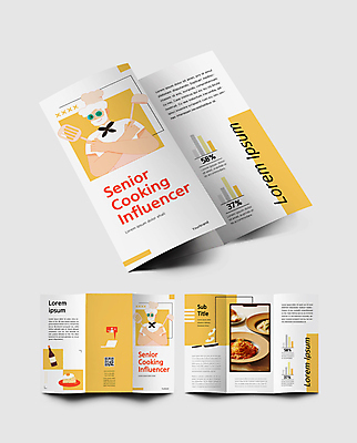 템플릿 접시 표지디자인 표지 노년 남자 내지 리플렛 3단접지 그래프 파스타 요리사모자 요리 들기 팜플렛 세명 선글라스 노란색 요리사 프라이팬 조리복 계란프라이 와인병 국자 뒤집개 볶음밥 QR코드 노인남자만 인디자인 INDD 인플루언서 이미지템플릿 직업 모자_잡화 식기 안경 음식 컬러 유니폼 모션 주방용품 병_용기 서양음식 사람 성인 와인 계란요리 남자만 노인만 파일형식 유명인