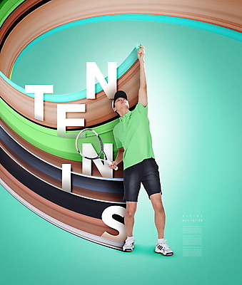 전신 PSD 편집이미지 남자 스포츠 서브 한명 서기 들기 성인 타이포그라피 30대 한국인 올려보기 테니스 테니스라켓 테니스공 민트색 테니스복 성인남자한명만 이미지편집 문자 1 컬러 공 모션 사람 동양인 장년 운동복 구기 라켓 테니스용품 남자한명만 성인남자만 파일형식