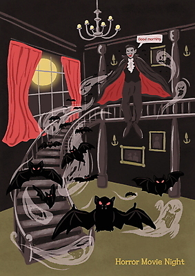 전신 PSD 남자 말풍선 일러스트 창문 한명 성인 검은색 보름달 비행 유령 샹들리에 공포 박쥐 흡혈귀 공포영화 대저택 드라큘라 드라큘라백작 성인남자한명만 국내일러스트 1 컬러 포유류 조명 사람 달 영화 남자한명만 성인남자만 파일형식