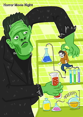 전신 PSD 남자 일러스트 실험 한명 들기 상반신 성인 연두색 무서움 시험관 삼각플라스크 공포 물약 공포영화 몬스터 프랑켄슈타인 성인남자한명만 국내일러스트 1 감정 모션 실험기구 사람 초록색 약 영화 플라스크 남자한명만 성인남자만 파일형식