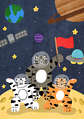 전신 PSD 별 지구 포즈 일러스트 상상 새해 세마리 들기 사람없음 우주 행성 인공위성 달 깃발 호랑이띠 호랑이 헬멧 우주선 UFO 호랑이캐릭터 토성 백호 임인년 흑호 국내일러스트 자연요소 동물캐릭터 통신 포유류 모션 3 미확인물체 십이지신 보호장비 파일형식 2022년 사방신