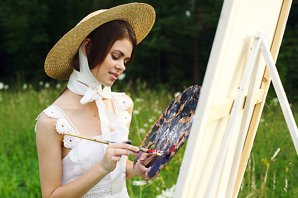 포토 JPG 해외이미지 주간 백인 라이프스타일 드레스 여자 자연 갈색머리 미술 한명 들기 상반신 성인 취미 야외 옆모습 잡기 붓 그리기 팔레트 숲 이젤 예술가 캔버스 화가 성인여자한명만 해외포토 자연요소 서양인 직업 1 헤어스타일 옷 뷰포인트 모션 문화예술 사람 생활 미술도구 생태계 여자한명만 성인여자만 파일형식 이미지허브