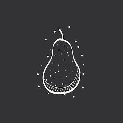 EPS 해외이미지 디자인 과일 일러스트 사람없음 검은색 흰색 해외일러스트 컬러 파일형식 벡터 이미지허브