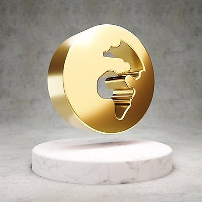 JPG 해외이미지 일러스트 사람없음 지구본 3D 디지털 금색 황금 심볼 광택 해외일러스트 컬러 디지털합성 파일형식 이미지허브