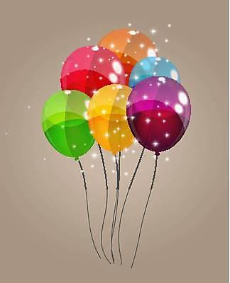 EPS 해외이미지 일러스트 사람없음 컬러풀 풍선 해외일러스트 컬러 파일형식 벡터 이미지허브