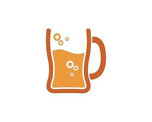 EPS 해외이미지 일러스트 맥주 사람없음 주황색 맥주잔 맥주거품 해외일러스트 컬러 술잔 주류 거품 파일형식 벡터 이미지허브