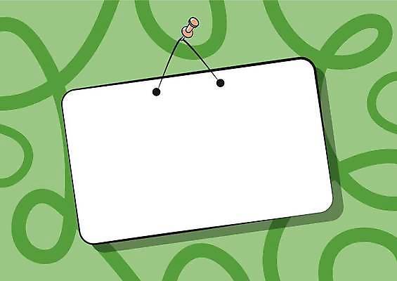 EPS 해외이미지 백그라운드 일러스트 프레임 사람없음 메모지 압정 걸기 카피스페이스 해외일러스트 모션 사무용품 공백 파일형식 벡터 이미지허브