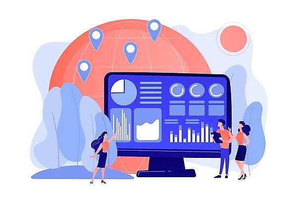 EPS 해외이미지 여자 남자 지구 일러스트 비즈니스 통계 그래프 성인 세명 글로벌 태양 모니터 자료 가리킴 분석 위치 위치정보 얼굴없음 성인만 해외일러스트 자연요소 컨셉 사람 손짓 컴퓨터 정보 파일형식 벡터 이미지허브