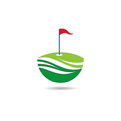 EPS 해외이미지 골프 일러스트 골프장 사람없음 심볼 골프깃발 해외일러스트 스포츠시설 구기 깃발 파일형식 벡터 이미지허브