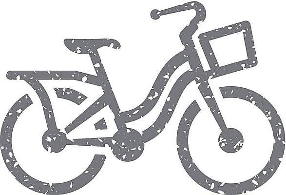 EPS 해외이미지 일러스트 사람없음 바구니 자전거 회색 그런지 해외일러스트 컬러 바이크 파일형식 벡터 이미지허브