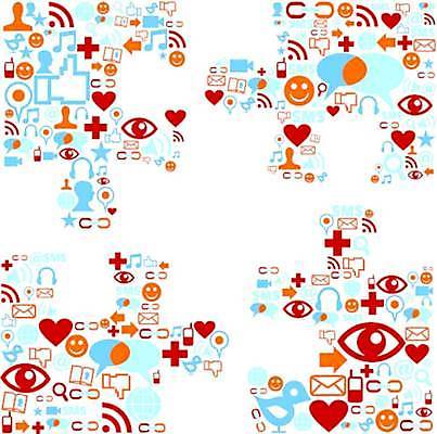 EPS 해외이미지 실루엣 인터넷 일러스트 통신 사람모양 사람없음 퍼즐 메시지 이메일 퍼즐조각 소셜네트워크 소셜미디어 해외일러스트 모양 조각 촬영기법 파일형식 벡터 이미지허브