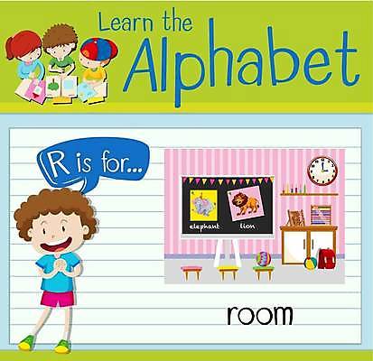 EPS 해외이미지 전신 알파벳 영어 여자 남자 어린이 시계 말풍선 의자 일러스트 공 코끼리 책가방 영어교육 소년 여러명 상반신 칠판 방 사자 서랍장 손모으기 R 단어공부 단어카드 어린이만 해외일러스트 문자 교육 가구 다수 가방 포유류 사람 손짓 학습 파일형식 벡터 단어장 이미지허브