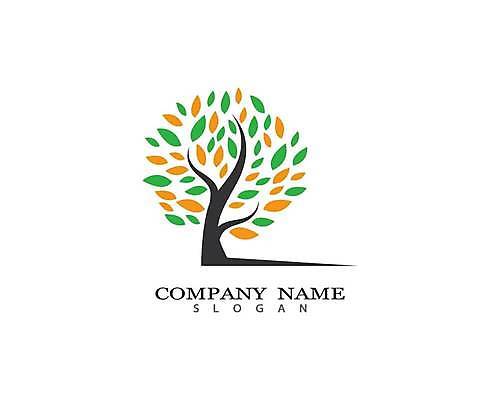 EPS 해외이미지 나무 일러스트 한그루 사람없음 심볼 해외일러스트 식물 1 파일형식 벡터 이미지허브