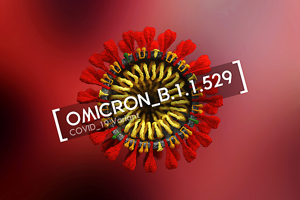 PSD 편집 편집이미지 단면 경고 타이포그라피 사람없음 빨간색 3D 위험 사회이슈 디지털합성 편집소스 코로나바이러스 변이 오미크론 이미지편집 편집3D 문자 컬러 컨셉 바이러스 파일형식