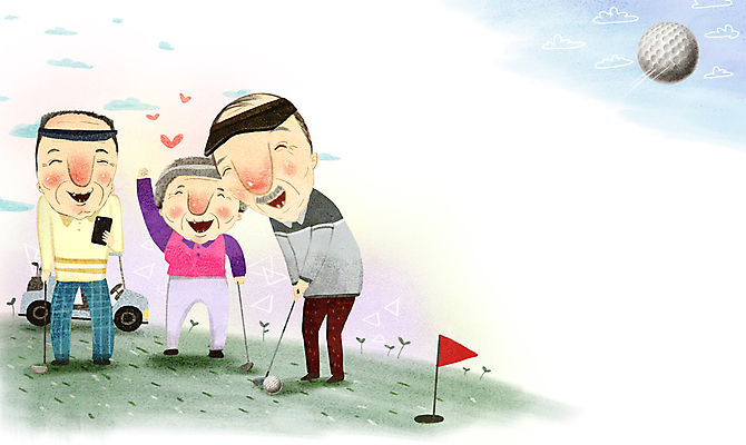 전신 PSD 구름 여자 할아버지 노년 남자 할머니 골프 일러스트 골프공 골프클럽 서기 웃음 들기 취미 세명 스마트폰 골프채 골프웨어 즐거움 준비자세 골프카트 썬캡 고령화 골프깃발 노인만 국내일러스트 자연요소 모자_잡화 옷 감정 포즈 공 모션 골프용품 표정 사람 성인 핸드폰 스마트기기 구기 깃발 사회이슈 준비 성인만 파일형식