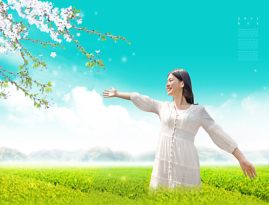 PSD 구름 편집이미지 원피스 여자 자연 하늘 팔벌리기 휴식 한명 웃음 상반신 20대 성인 맑음 봄풍경 봄 한국인 벚꽃 화사함 꽃가지 성인여자한명만 이미지편집 자연요소 1 옷 계절 꽃 컨셉 모션 날씨 표정 사람 동양인 풍경 청년 나뭇가지 생태계 여자한명만 성인여자만 파일형식