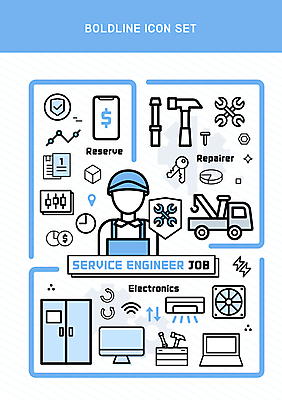 아이콘 시계 하늘색 열쇠 그래프 사람모양 사람없음 노트북 스마트폰 모니터 트럭 공구 스패너 엔지니어 수리 망치 공구함 에어컨 라인아이콘 서비스 문서 냉장고 정비공 환풍기 수리기술자 볼드라인 2D아이콘 AI파일 모양 자동차 파란색 전자제품 핸드폰 스마트기기 컴퓨터 장비 가전제품 도구 기술자 파일형식 벡터