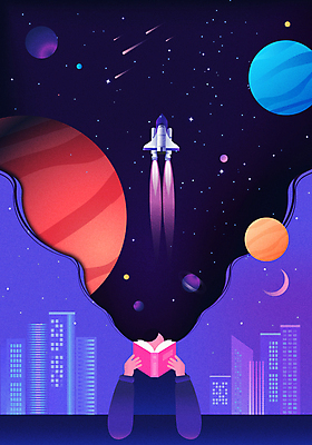 여자 별 일러스트 한명 들기 상반신 성인 건물 책 독서 우주 보라색 행성 로켓 도시 유성 우주선 우주과학 우주여행 우주개발 성인한명만 성인여자한명만 국내일러스트 AI파일 자연요소 1 건축물 컬러 과학 여행 모션 사람 여자한명만 성인여자만 성인만 파일형식 벡터