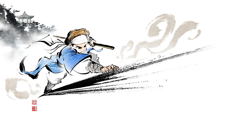 전신 PSD 남자 포즈 일러스트 캘리그라피 붓터치 바람 산 한명 서기 들기 성인 잡기 칼 미끄러짐 한복 동양화 정자 번짐 먼지 낙관 액션 홍길동 성인남자한명만 의적 국내일러스트 자연요소 1 한국전통 건축물 모션 날씨 미술 사람 전통의상 도적 남자한명만 성인남자만 파일형식 효과