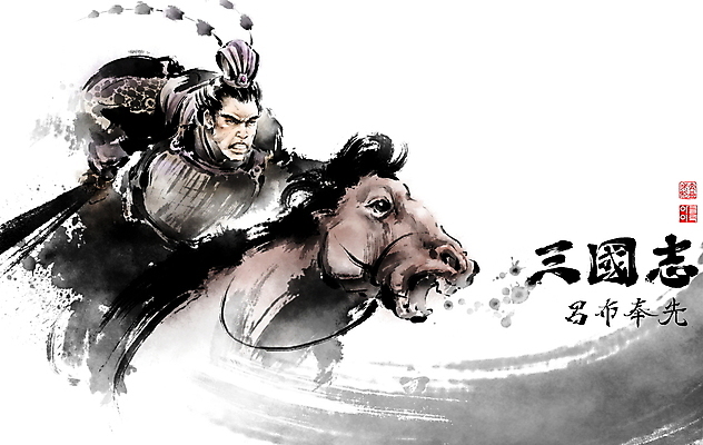 PSD 남자 창 일러스트 캘리그라피 붓터치 한명 들기 상반신 성인 중국인 한자 말_동물 승마 동양화 번짐 위인 낙관 갑옷 인물화 여포 성인남자한명만 삼국지 국내일러스트 외국인 문자 1 무기 스포츠 포유류 모션 미술 사람 동양인 중국 역사 보호장비 그림 장군 남자한명만 성인남자만 파일형식 효과