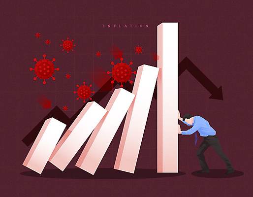 전신 남자 화살표 일러스트 그래프 한명 성인 빨간색 비즈니스맨 수비 하락 경제불황 얼굴없음 성인남자한명만 인플레이션 쓰러짐 코로나바이러스 무너짐 델타변이바이러스 오미크론 버티다 국내일러스트 AI파일 1 컬러 컨셉 비즈니스 모션 사람 경제 직장인 바이러스 불황 남자한명만 성인남자만 파일형식 벡터