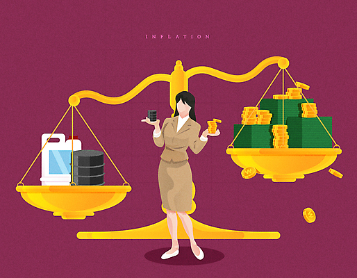 전신 여자 지폐 일러스트 저울 한명 서기 들기 성인 동전 비교 석유 자주색 상승 양팔저울 석유통 얼굴없음 성인여자한명만 인플레이션 요소수 국내일러스트 AI파일 1 컬러 컨셉 돈 모션 사람 경제 여자한명만 성인여자만 파일형식 벡터