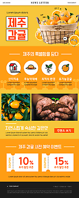 PSD 템플릿 손 ZIP 웹템플릿 잎 들기 이벤트 신체부위 노란색 세일 새싹 흙 유기농 특산물 과일바구니 뉴스레터 제주감귤 사전예약 할인쿠폰 이미지템플릿 식물 웰빙 컬러 과일 모션 귤 사람 제주도 바구니 쿠폰 예약 파일형식