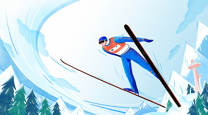 전신 PSD 나무 구름 남자 하늘색 일러스트 하늘 겨울스포츠 운동선수 동계올림픽 한명 성인 점프 스키점프 성인남자한명만 설산 국내일러스트 자연요소 식물 1 스포츠 올림픽 모션 스키 산 사람 파란색 남자한명만 성인남자만 파일형식