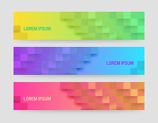 템플릿 배너 배너템플릿 가로배너 패턴 사각프레임 사람없음 연두색 파란색 사각형 현수막 그라데이션 기하학 픽셀 배너세트 코랄 AI파일 도형 컬러 무늬 프레임 가로 초록색 세트 파일형식 벡터