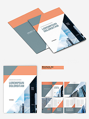 구름 템플릿 리플렛 말풍선 회사 비즈니스 하늘 그래프 빌딩 팜플렛 사람없음 주황색 회색 물음표 도시 느낌표 인디자인 INDD 이미지템플릿 자연요소 기호 컬러 건물 파일형식