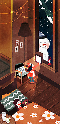 전신 PSD 모자 응시 여자 행복 별 어린이 의자 일러스트 창문 상상 눈사람 동화 상상일러스트 서기 소녀 상반신 두명 장식 빛 눕기 갈색 곰인형 침대 눈 잠 즐거움 쉿 소녀만 국내일러스트 자연요소 시선 잡화 감정 인형 컬러 가구 모션 날씨 사람 조용 여자만 어린이만 파일형식