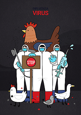 전신 PSD 남자 여러마리 일러스트 오리 주사기 마스크 서기 들기 성인 타이포그라피 세명 검은색 닭 표지판 정지 사회이슈 손내밀기 비둘기 조류독감 성인남자만 조류인플루엔자 방역복 압축분무기 국내일러스트 문자 옷 컬러 다수 컨셉 의료기기 모션 조류 알림판 사람 손짓 분무기 방역 전염병 남자만 성인만 파일형식