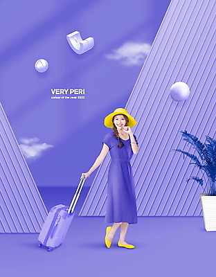 전신 PSD 구름 편집이미지 원피스 여자 화분 여행 한명 서기 미소 손짓 20대 성인 유행 캐리어 보라색 한국인 잡기 원형 입체도형 챙모자 성인여자한명만 2022년 트렌드컬러 베리페리 이미지편집 자연요소 도형 모자_잡화 1 옷 컬러 모션 표정 사람 동양인 청년 여행가방 연도 입체 여자한명만 성인여자만 파일형식 트랜드컬러