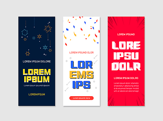 템플릿 디자인 배너 배너템플릿 세로배너 사각프레임 폭죽 사람없음 빨간색 흰색 현수막 남색 꽃가루 배너세트 엑스배너 AI파일 컬러 프레임 세로 세트 사각형 가루 파일형식 벡터