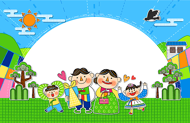 전신 한마리 여자 명절 남자 딸 아들 어린이 하늘색 일러스트 가족 엄마 새해 산 한옥 프레임 서기 들기 소녀 소년 여러명 성인 초록색 설날 태양 하트 소나무 아빠 한복 까치 손하트 국내일러스트 AI파일 자연요소 모양 나무 1 한국전통 전통 기념일 컬러 다수 고건축 관계 모션 조류 사람 손짓 파란색 전통의상 파일형식 벡터