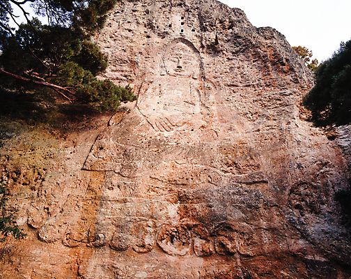 포토 JPG 주간 한국문화 한국전통 로우앵글 불교 나뭇잎 석조 풍경 사람없음 야외 바위 나뭇가지 돌조각 국내포토 자연요소 나무 동양문화 전통 종교 뷰포인트 잎 한국 돌_바위 파일형식