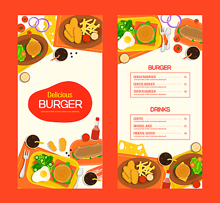 접시 포크 일러스트 방울토마토 치즈 패스트푸드 사람없음 빨간색 숟가락 감자튀김 햄버거 식탁보 소스 계란프라이 콜라 메뉴판 치킨너겟 핫소스 텐더 국내일러스트 AI파일 식기 음식 컬러 토마토 유제품 감자 수저 치킨 튀김 양념 소스_음식 인스턴트 계란요리 탄산음료 파일형식 벡터