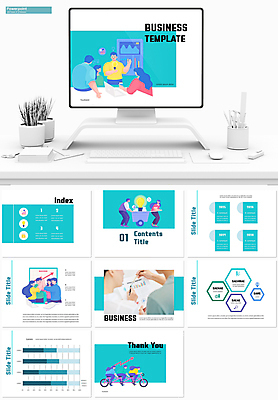 전신 템플릿 여자 남자 화살표 40대 중년 하늘색 회사 비즈니스 회의 그래프 여러명 상반신 성인 노트북 세트 자전거 한국인 PPT 프레젠테이션 문서템플릿 애니형PPT 9P 이미지템플릿 다수 사람 동양인 파란색 전자제품 바이크 파일형식