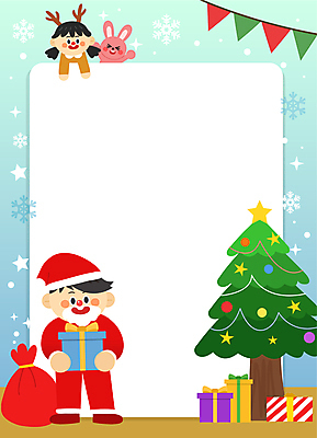 전신 여자 남자 어린이 하늘색 크리스마스 일러스트 상상 산타옷 프레임 서기 들기 소녀 소년 상반신 두명 선물상자 크리스마스트리 산타클로스 눈 토끼 보따리 어린이상상 가랜드 눈꽃무늬 루돌프분장 어린이만 국내일러스트 AI파일 자연요소 옷 기념일 무늬 포유류 모션 날씨 눈꽃 선물 사람 파란색 반려동물 상자 분장 파티용품 파일형식 벡터