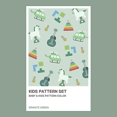 PSD 패턴 일러스트 사람없음 초록색 장난감 블록 패턴백그라운드 종 기타 목마 헬리콥터 테트리스 흔들목마 국내일러스트 컬러 백그라운드 무늬 현악기 비행기 게임 파일형식