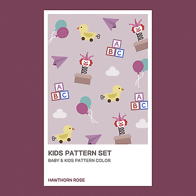 PSD 구름 알파벳 패턴 일러스트 사람없음 장난감 블록 패턴백그라운드 피에로 자주색 종이비행기 풍선 깜짝상자 오리장난감 국내일러스트 자연요소 영어 컬러 백그라운드 무늬 상자 종이접기 파일형식