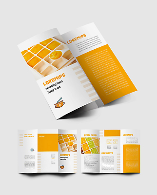 템플릿 그릇 표지디자인 표지 내지 리플렛 3단접지 그래프 팜플렛 사람없음 노란색 숟가락 흰색 이유식 분류 얼음틀 퓨레 격리 이미지템플릿 AI파일 식기 음식 컬러 컨셉 디저트 수저 파일형식 벡터