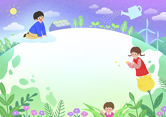 전신 PSD 나무 구름 여자 어린이교육 남자 꽃 초등학생 어린이 일러스트 프레임 소녀 소년 상반신 세명 연두색 태양 새싹 보라색 봄 물뿌리개 풀 풍력에너지 승차 불기 집열판 자연학습 자연관찰 프레임일러스트 어린이만 국내일러스트 자연요소 식물 학생 계절 교육 컬러 모션 사람 초록색 관찰 체험학습 그린에너지 태양에너지 파일형식