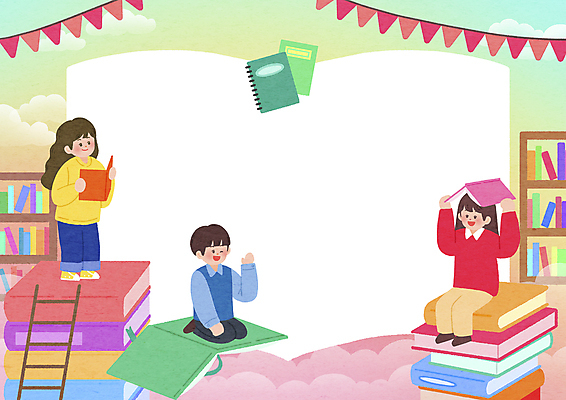 전신 PSD 구름 여자 어린이교육 남자 초등학생 어린이 일러스트 사다리 하늘 책장 프레임 서기 들기 앉기 소녀 소년 책 세명 독서 도서관 독서실 읽기 손인사 스프링노트 가랜드 독서교육 책더미 책모양 프레임일러스트 어린이만 국내일러스트 자연요소 모양 학생 교육 가구 모션 사람 공책 도구 인사 파티용품 무더기 파일형식
