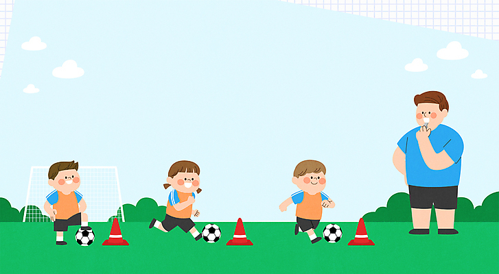 전신 구름 학생 여자 남자 어린이 일러스트 축구공 하늘 서기 들기 소녀 소년 여러명 성인 달리기 강사 교사 축구 축구장 호루라기 체육시간 축구복 축구골대 체육교육 공차기 칼라콘 국내일러스트 AI파일 자연요소 직업 교육 다수 공 축구용품 스포츠시설 모션 수업 사람 운동복 구기 안전장비 골대 체육 파일형식 벡터